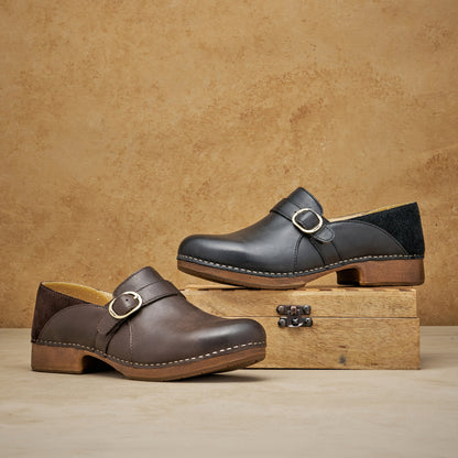 Dansko Discount / Margaret Black Burnished Calf