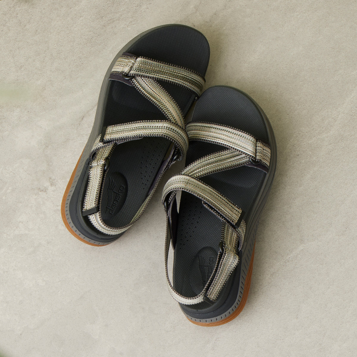 Dansko Classic / Rayna Black Multi Webbing