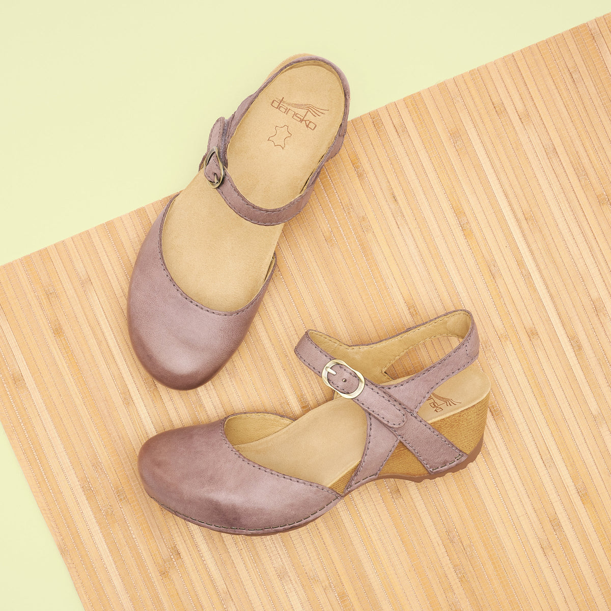 Dansko New / Tiffani Dusty Lilac Leather