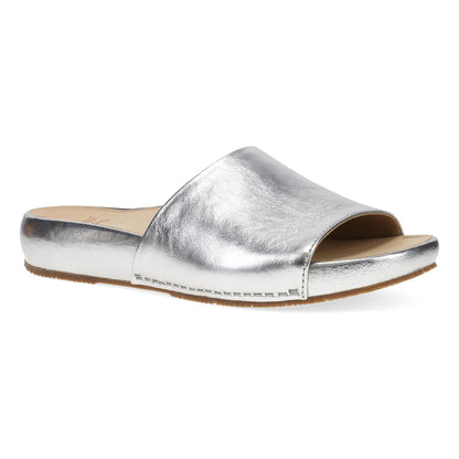 Pewter Metallic Sandal,36
