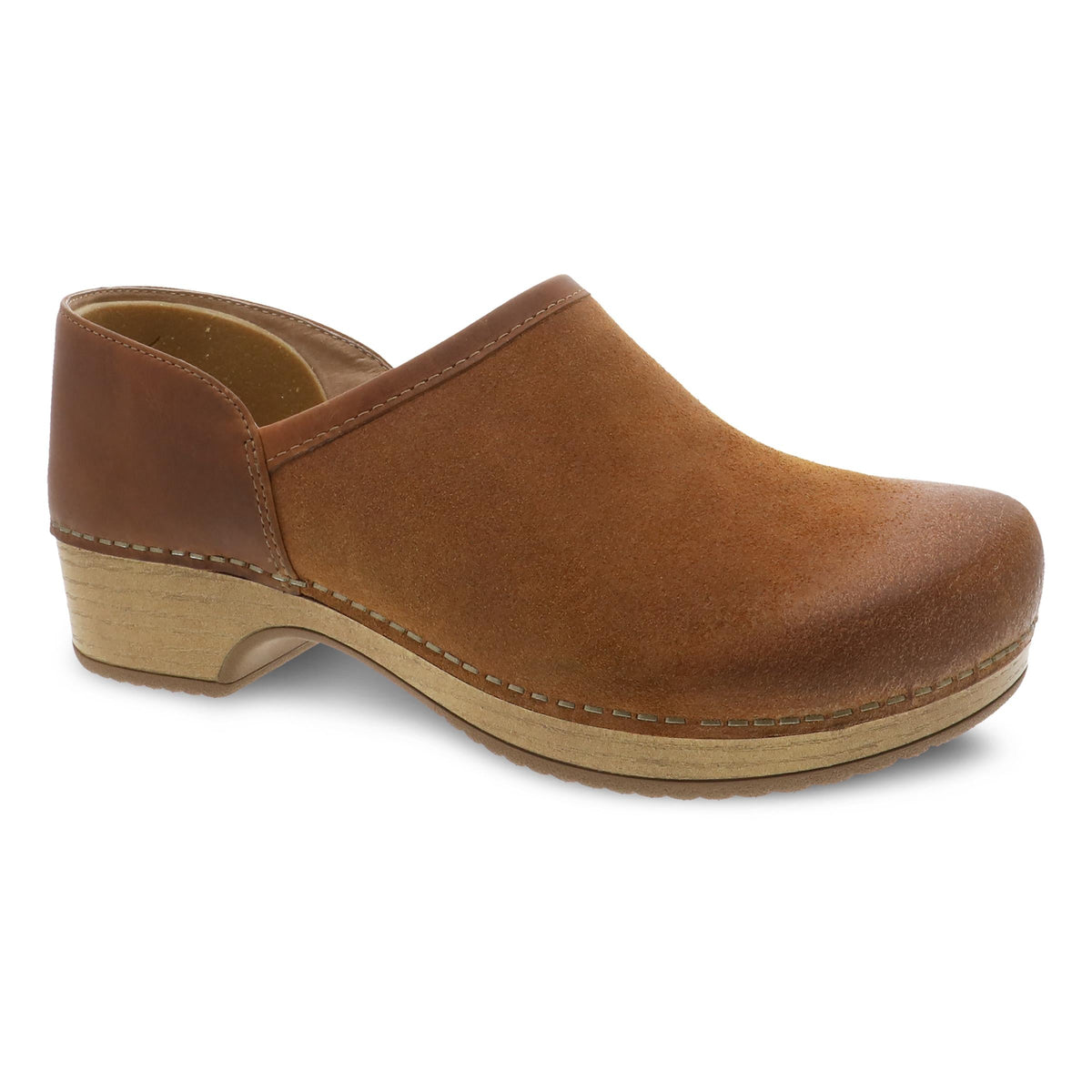 Dansko Essential / Brenna Tan Burnished Suede