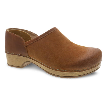 Dansko Essential / Brenna Tan Burnished Suede