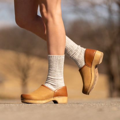 Dansko Essential / Brenna Tan Burnished Suede