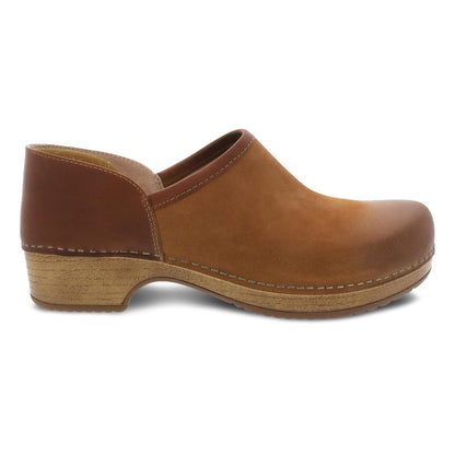 Dansko Essential / Brenna Tan Burnished Suede