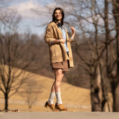 Dansko Essential / Brenna Tan Burnished Suede