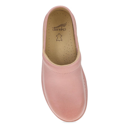 Dansko Top Pick / Platform Pro Coral Leather