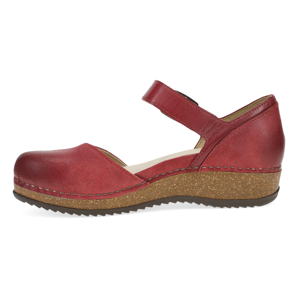 Dansko Trending / Mae Red Burnished Suede