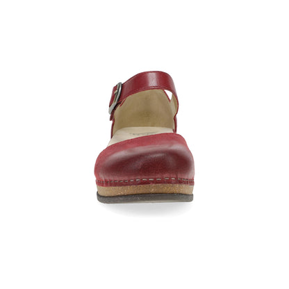 Dansko Trending / Mae Red Burnished Suede