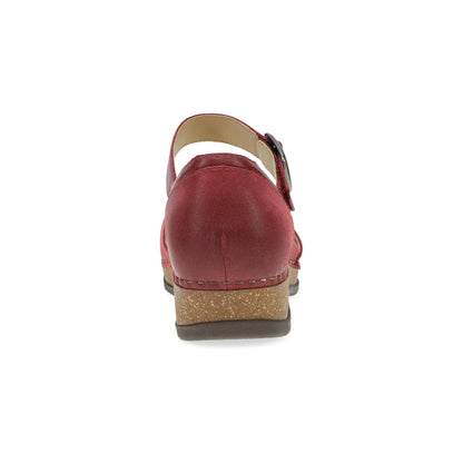 Dansko Trending / Mae Red Burnished Suede