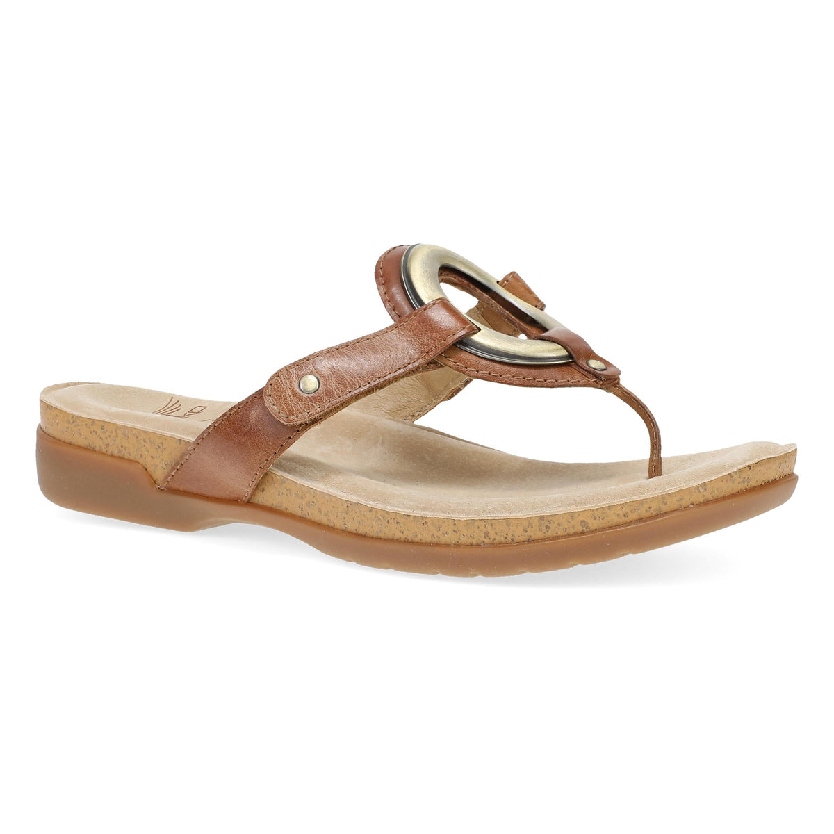 Toffee Leather Sandal,36